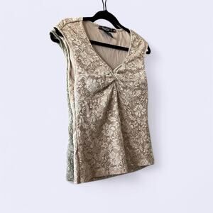 Vintage beige lace top by Rampage